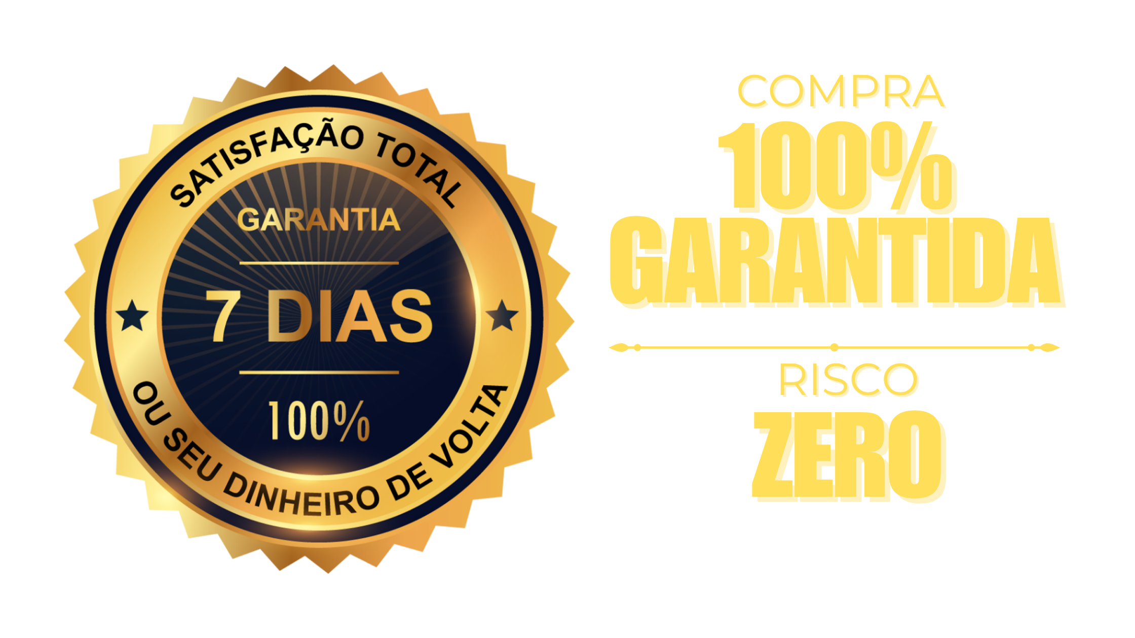 Compra 100% garantida — garantia de 7 dias